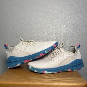 Clove Classic Core Synthetic Nursing White Blue Pink Work Non Slip Shoes W9 M7.5